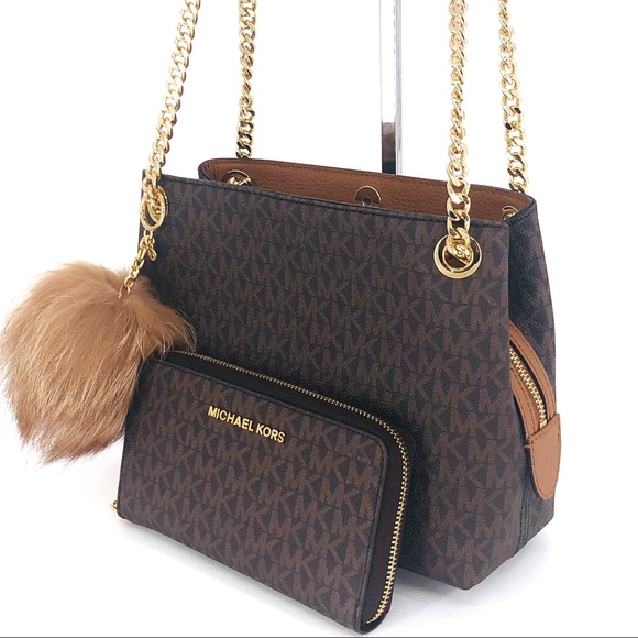 3PCS Michael Kors Jet Set Messenger Wallet Charms - Picture 2 of 8